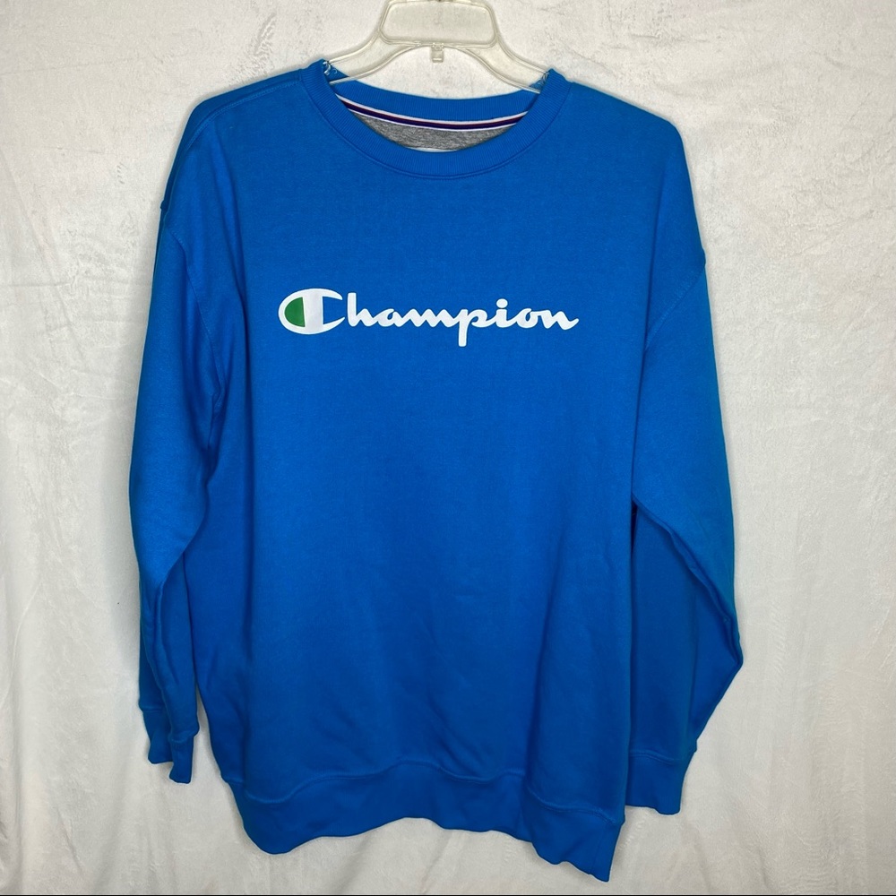 Champion crewneck spellout big and tall sweatshirt size 2XL